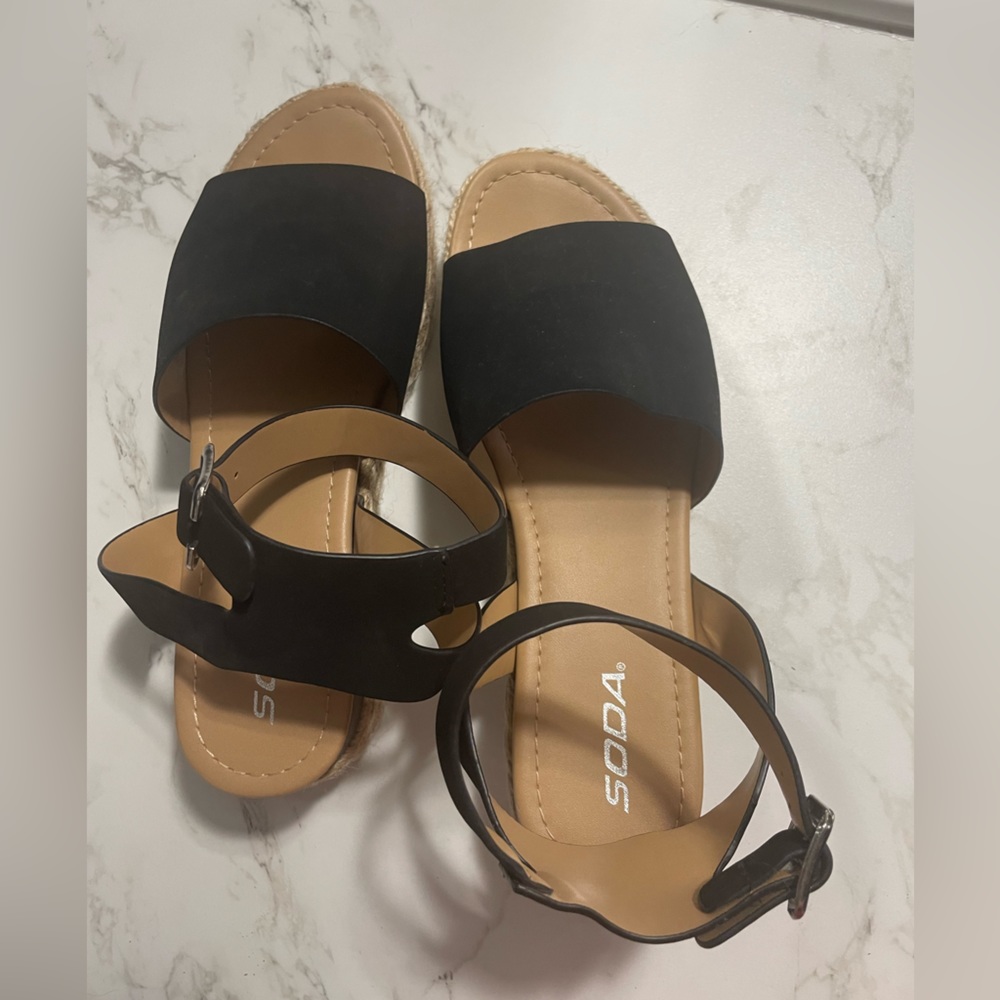 Women’s SODA wedges. Worn a handful of times. Very comfortable. Fit true to size
